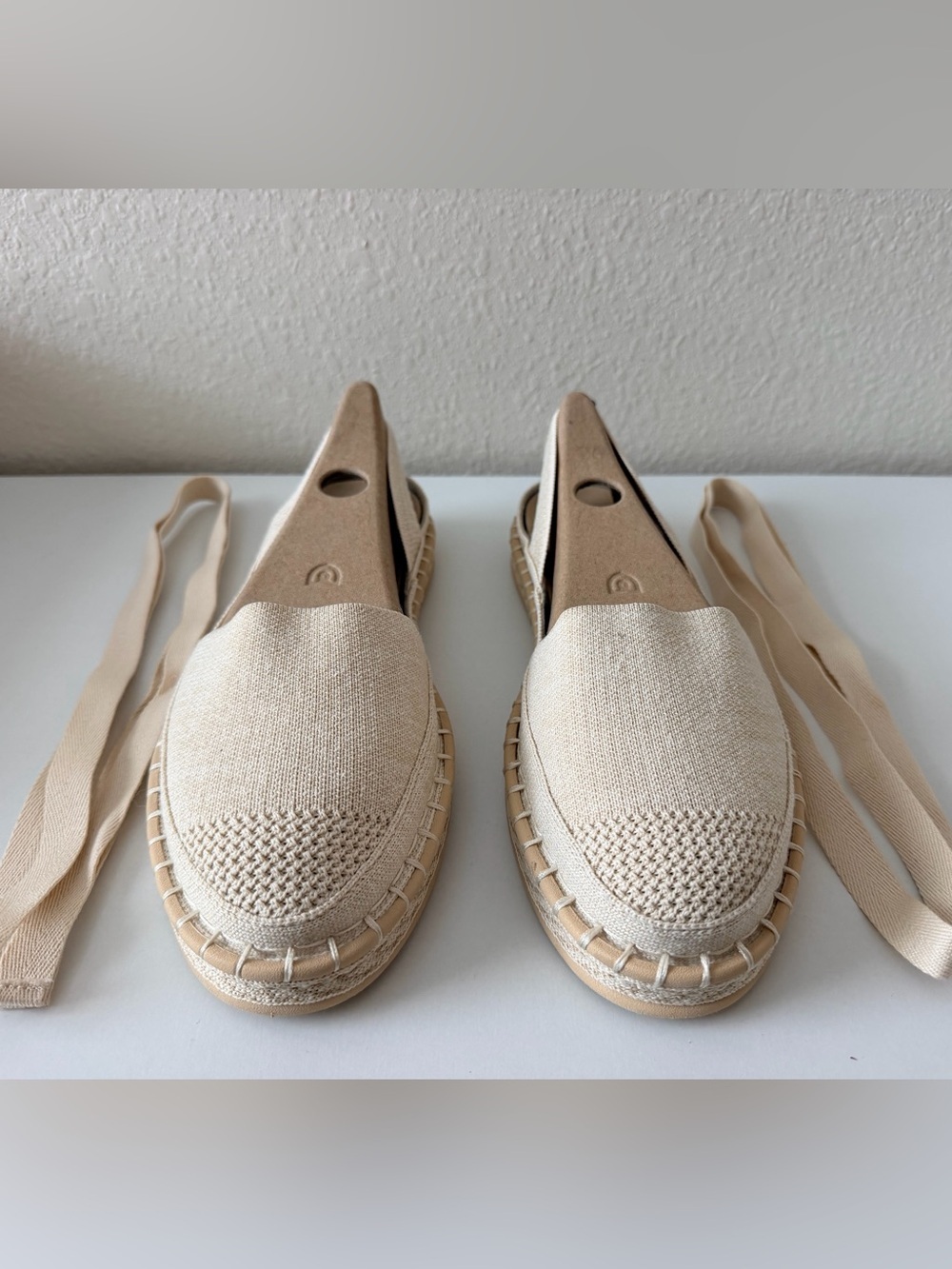 Rothy’s D’Orsay Espadrille Seashell Convertible Sandals Size 9
